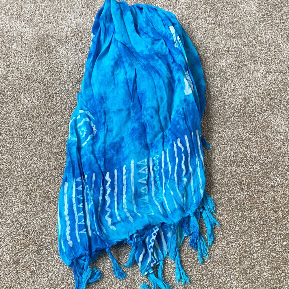 Beach Patterned Scarf